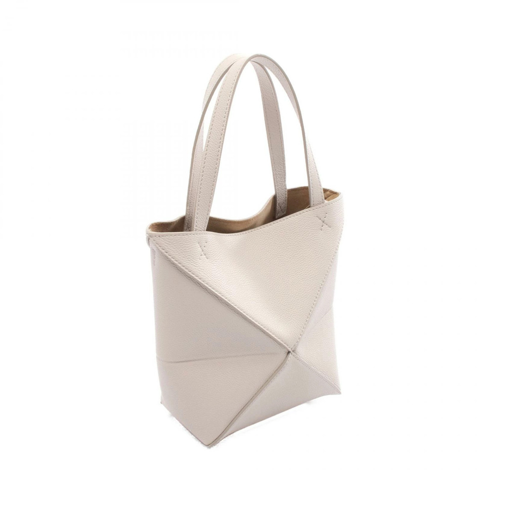 LOEWE Puzzlefold Handbag Leather Gray